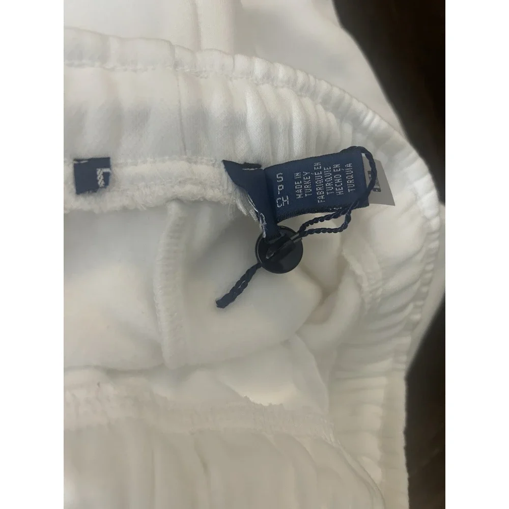 Polo Ralph Lauren Flag Fleece Hoodie White Pants & Hat  USA Embroidered Men's 3P